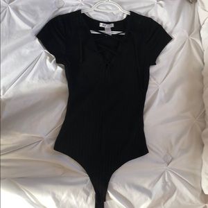 Urban Heritage Black Strappy Bodysuit